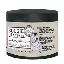 Load image into Gallery viewer, Natural Candle (Basil Lavender) - شمعة طبيعية (ريحان / لافندر)