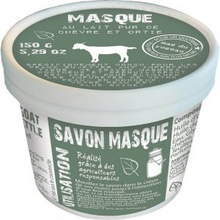 Load image into Gallery viewer, Goat&#39;s Organic Milk Face Mask with brush - قناع الوجه بحليب الماعز النقي
