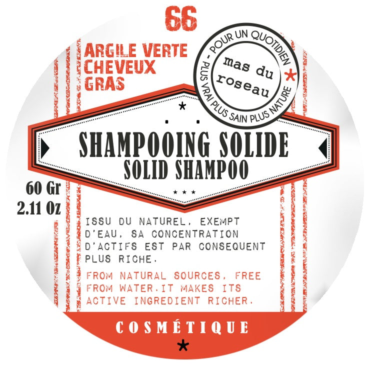 Solid Shampoo (Green Clay) - شامبو صلب (الطين الأخضر)